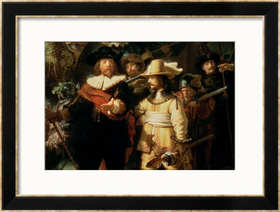 The Nightwatch, Circa 1642 (Detail) by Rembrandt Van Rijn Pricing Limited Edition Print image
