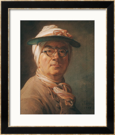 Self Portrait, 1775 by Jean-Baptiste Simeon Chardin Pricing Limited Edition Print image