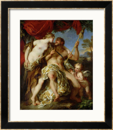 Hercules And Omphale, 1724 by Francois Lemoyne Pricing Limited Edition Print image