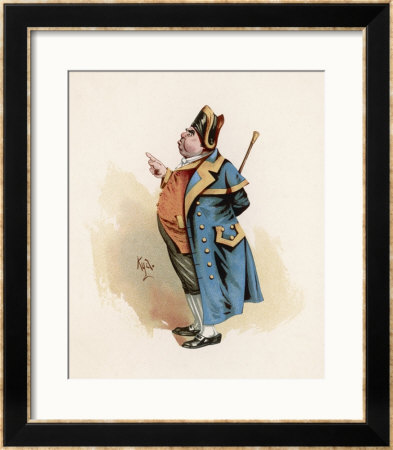 Mr. Bumble The Beadle Who Sold Oliver Twist To The Undertaker by Joseph Clayton Clarke Pricing Limited Edition Print image