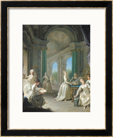 Modern Virgins, 1728 by Jean Raoux Pricing Limited Edition Print image