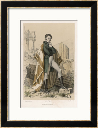 Vicomte Francois-Auguste Rene De Chateaubriand French Writer And Statesman by F. Philippoteaux Pricing Limited Edition Print image