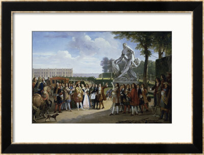 Louis Xiv Unveils The Milo Of Croton Statue by Anicet-Charles Lemonnier Pricing Limited Edition Print image