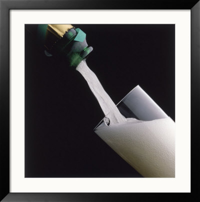 Champagne Pouring Into Glass by Howard Sokol Pricing Limited Edition Print image