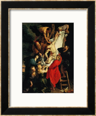 Altar: Descent From The Cross, Central Panel by Peter Paul Rubens Pricing Limited Edition Print image