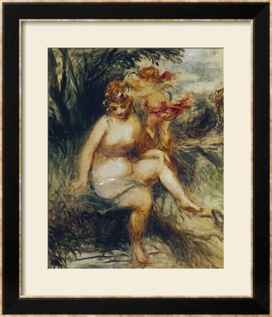 Venuis And Love (Allegory), 1860 by Pierre-Auguste Renoir Pricing Limited Edition Print image