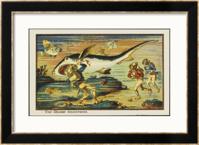 Shark-Hunt by Jean Marc Cote Pricing Limited Edition Print image