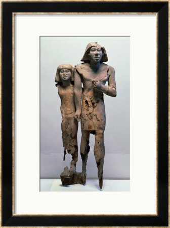 Anonymous Couple Known As The Memphis Couple by Old Kingdom Egyptian Pricing Limited Edition Print image