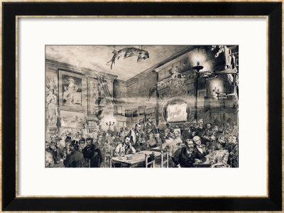 The Cabaret Du Chat Noir, 186 by Paul Merwart Pricing Limited Edition Print image