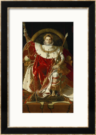 Napoleon On His Imperial Throne, 1806 by Jean-Auguste-Dominique Ingres Pricing Limited Edition Print image