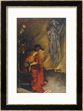 Julius Caesar, Act Iv Scene Iii: Brutus And The Ghost by Edwin Austin Pricing Limited Edition Print image