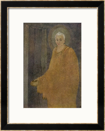 Buddha (Siddhartha) As A Mendicant Priest by Abanindro Nath Tagore Pricing Limited Edition Print image