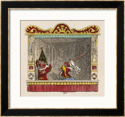 Judy Beats Punch by George Cruikshank Pricing Limited Edition Print image