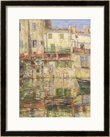 Water Impressions, Les Martigues by Omer Coppens Pricing Limited Edition Print image