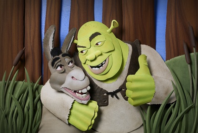 Shrek: Shrek And Donkey by Tim West Pricing Limited Edition Print image