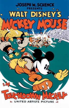 Touchdown Mickey by Walt Disney Pricing Limited Edition Print image