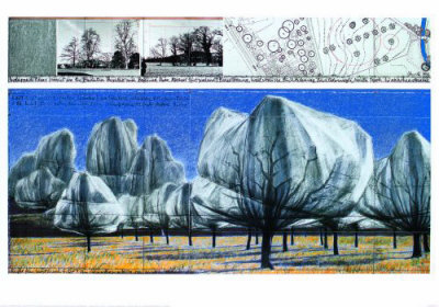 Wrapped Trees Vi by Christo Pricing Limited Edition Print image