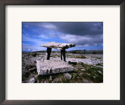 Poulnabarone Dolmen, 5,000 Year Old Megalithic Tomb, The Burren, Ireland by Corey Wise Pricing Limited Edition Print image