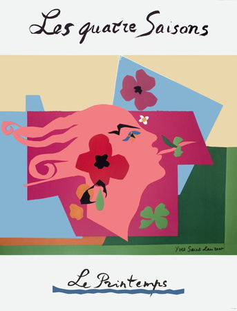 Le Quatre Saisons- Le Printemps by Yves Saint Laurent Pricing Limited Edition Print image