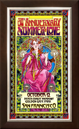 30Th Anniversary Summer Of Love, Golden Gate Park by Bob Masse Pricing Limited Edition Print image