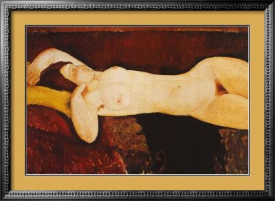 Nude Woman Reclining by Amedeo Modigliani Pricing Limited Edition Print image