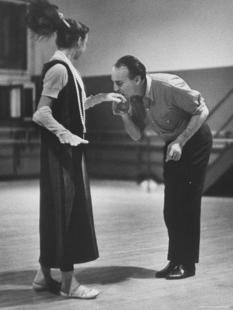 George Balanchine And Dancer Rehearsing Seven Deadly Sins. by Gordon Parks Pricing Limited Edition Print image