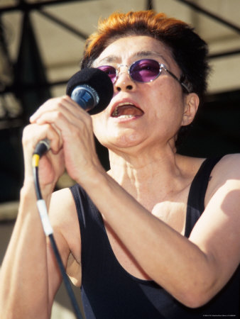 Yoko Ono Performing by Dave Allocca Pricing Limited Edition Print image