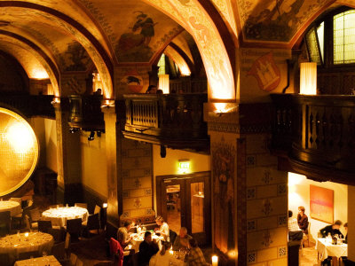 Stunning Interior Of Underground Bar And Restaurant Kornhauskeller, Bern, Switzerland by Glenn Beanland Pricing Limited Edition Print image