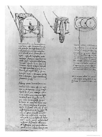 Design For A Hodometer, From The Codex Atlanticus, 1478-1518 by Leonardo Da Vinci Pricing Limited Edition Print image