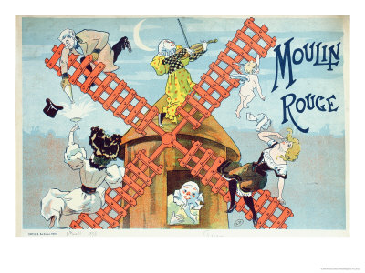 Cover Of A Programme For The Moulin Rouge, 1896 by Ferdinand Misti-Mifliez Pricing Limited Edition Print image