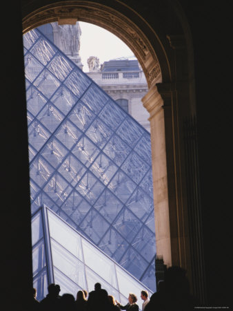 The Louvre Pyramid As Seen Through An Archway by Stephen Sharnoff Pricing Limited Edition Print image