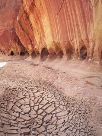 Dry Riverbed With Paria Canyon Caves, Utah by Jules Cowan Pricing Limited Edition Print image