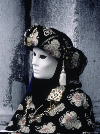 Costumed Participant At Carnival In Venice, Italy by Ewing Galloway Pricing Limited Edition Print image
