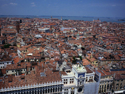 Skyline From Baptistry, Venice, Italy by Jon Davison Pricing Limited Edition Print image