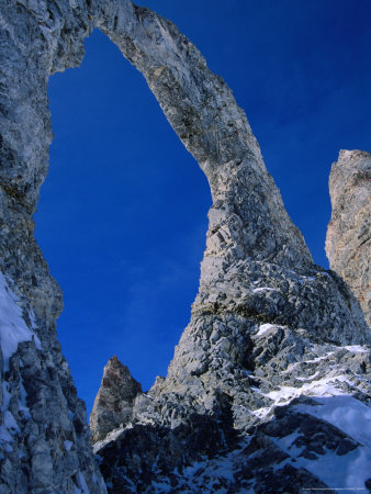 Rock Formation, L'aiguille Percee, Tignes, France by Richard Nebesky Pricing Limited Edition Print image