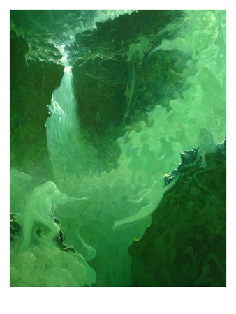 Rjukan Waterfall (Oil On Canvas) by Gustav Wentzel Pricing Limited Edition Print image