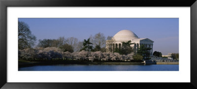 Tourists At A Memorial, Jefferson Memorial, Washington D.C., Usa by Panoramic Images Pricing Limited Edition Print image