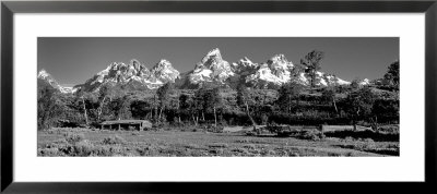 Hut At Ranch, Grand Teton National Park, Usa by Panoramic Images Pricing Limited Edition Print image