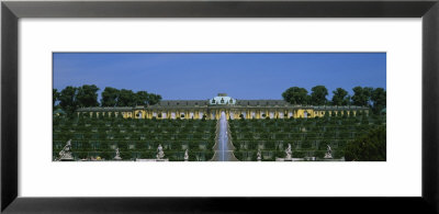 Formal Garden In Front Of A Palace, Sanssouci Palace, Potsdam, Brandenburg, Germany by Panoramic Images Pricing Limited Edition Print image
