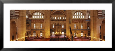 Interiors Of A Mosque, Selimiye Mosque, Edirne, Turkey by Panoramic Images Pricing Limited Edition Print image
