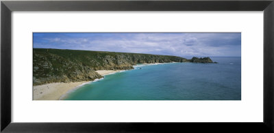 Beach At Logan Rock, Cornwall, England by Panoramic Images Pricing Limited Edition Print image