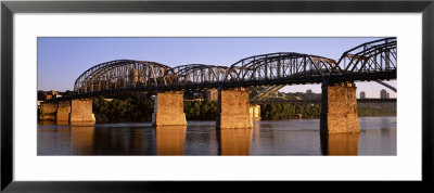 Bridge Over The River, L And N Bridge, Ohio River, Covington, Kentucky, Usa by Panoramic Images Pricing Limited Edition Print image