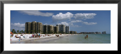 Tourists On The Beach, Marco Island, Florida, Usa by Panoramic Images Pricing Limited Edition Print image