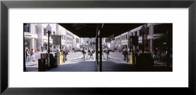 People Moving On A Busy Road, Powell Street, San Francisco, California, Usa by Panoramic Images Pricing Limited Edition Print image