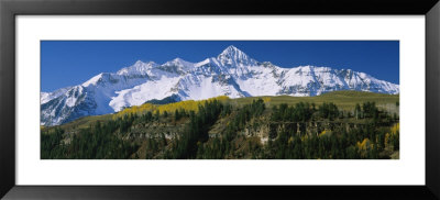 Snowcapped Mountains, Rocky Mountains, Telluride, Colorado, Usa by Panoramic Images Pricing Limited Edition Print image
