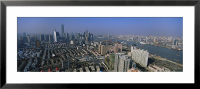 Aerial View Of Buildings In A City, Pudong, Shanghai, China by Panoramic Images Pricing Limited Edition Print image