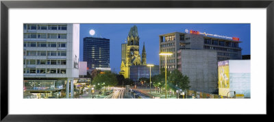 Buildings Lit Up At Night, Berlin, Germany by Panoramic Images Pricing Limited Edition Print image