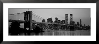 Brooklyn Bridge, Manhattan, New York City, New York State, Usa by Panoramic Images Pricing Limited Edition Print image