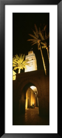 Night, Koutoubia Minaret, Marrakech, Morocco by Panoramic Images Pricing Limited Edition Print image