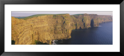 High Angle View Of Cliffs, Cliffs Of Mother, County Clare, Republic Of Ireland by Panoramic Images Pricing Limited Edition Print image